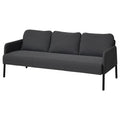 Dark Gray Straight Sofa  Nordic Style Living Room Sofa