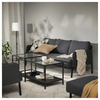 Dark Gray Straight Sofa  Nordic Style Living Room Sofa