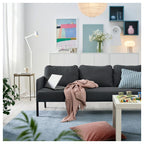 Dark Gray Straight Sofa  Nordic Style Living Room Sofa