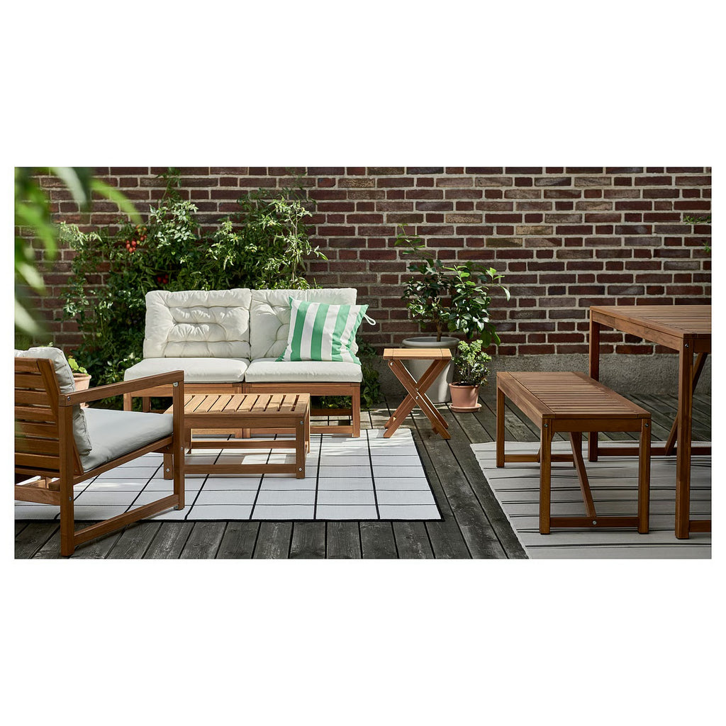 Natural Wood Tone Foldable Outdoor Leisure Chair