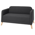 Nordic Style Dark Grey Fabric Two Seater Sofa