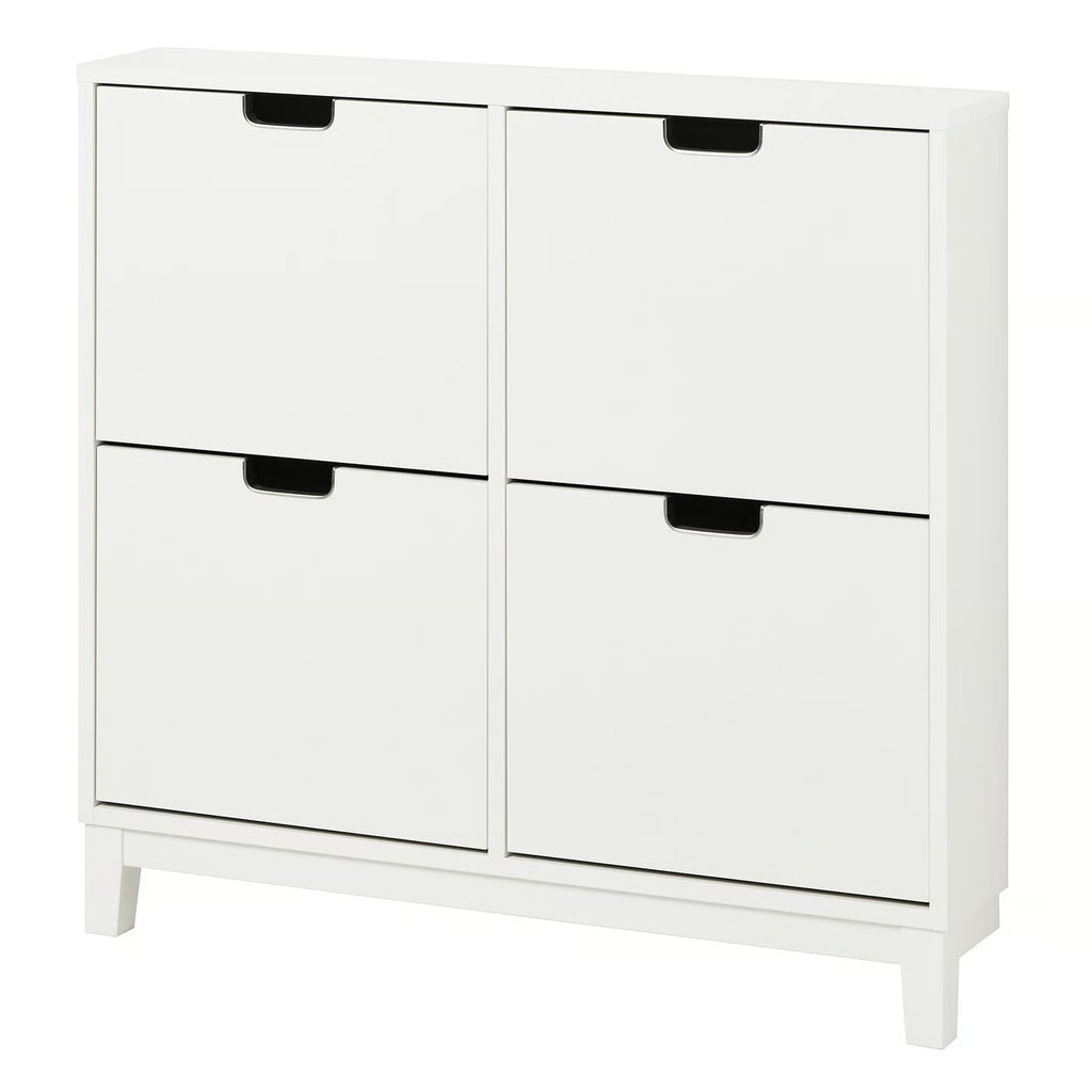 Nordic Style Ultra Slim White Shoe Cabinet