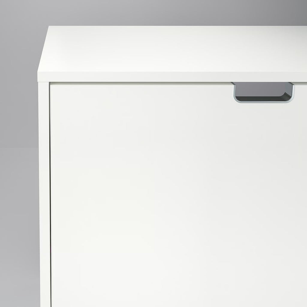 Nordic Style Ultra Slim White Shoe Cabinet