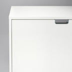 Nordic Style Ultra Slim White Shoe Cabinet