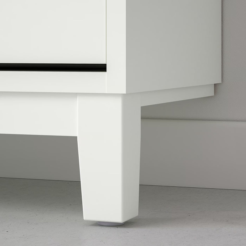 Nordic Style Ultra Slim White Shoe Cabinet