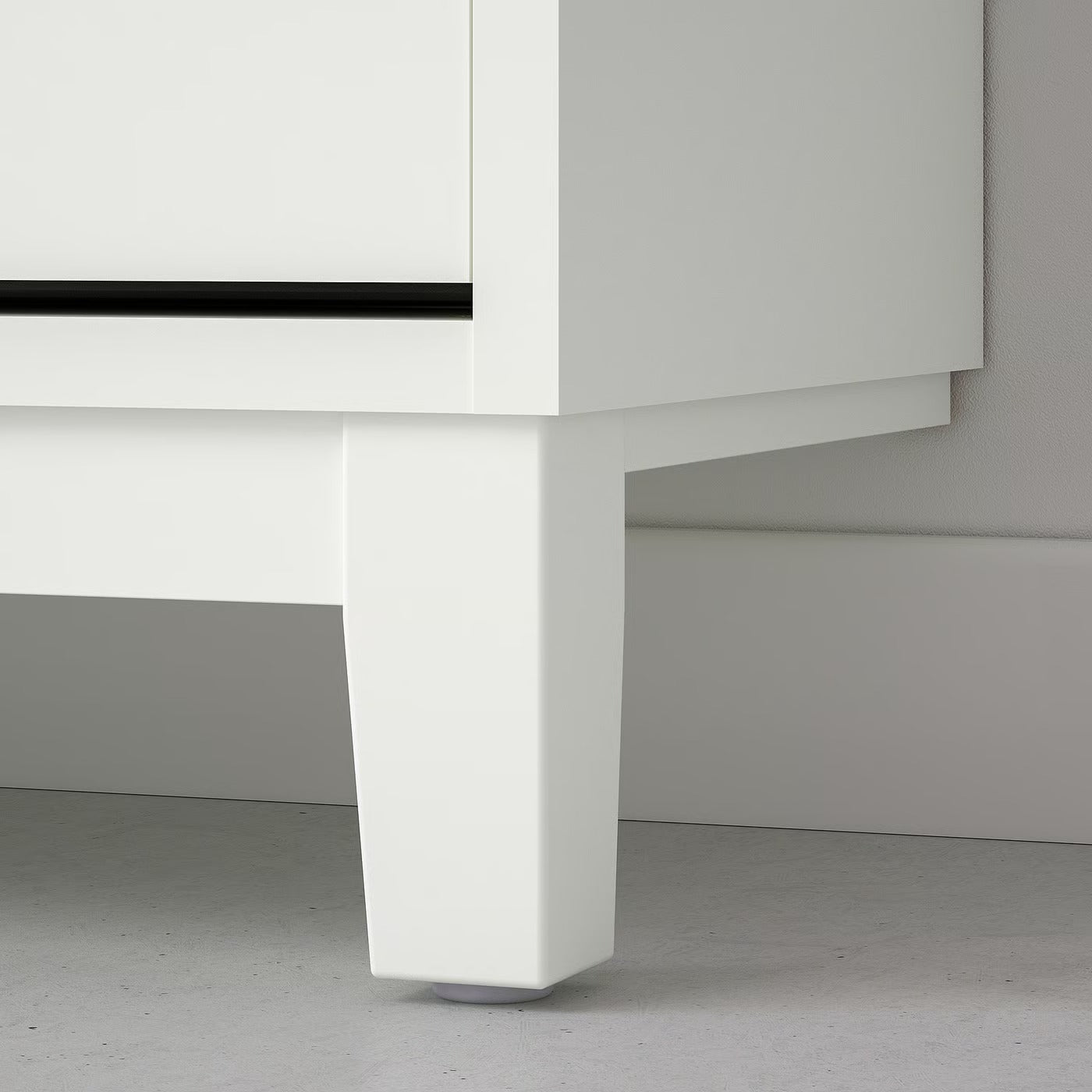 Nordic Style Ultra Slim White Shoe Cabinet