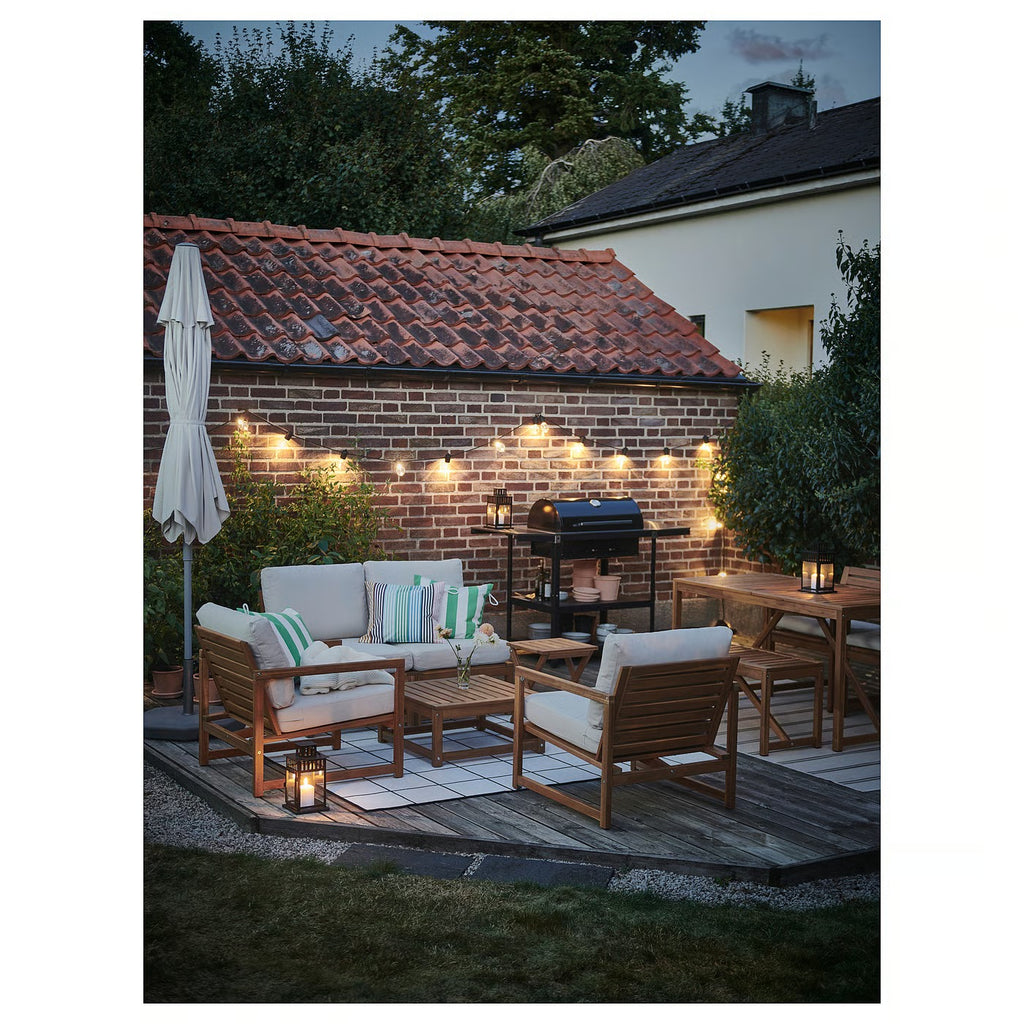 Outdoor Solid acacia wood Square Coffee Table