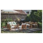 Outdoor Solid acacia wood Square Coffee Table