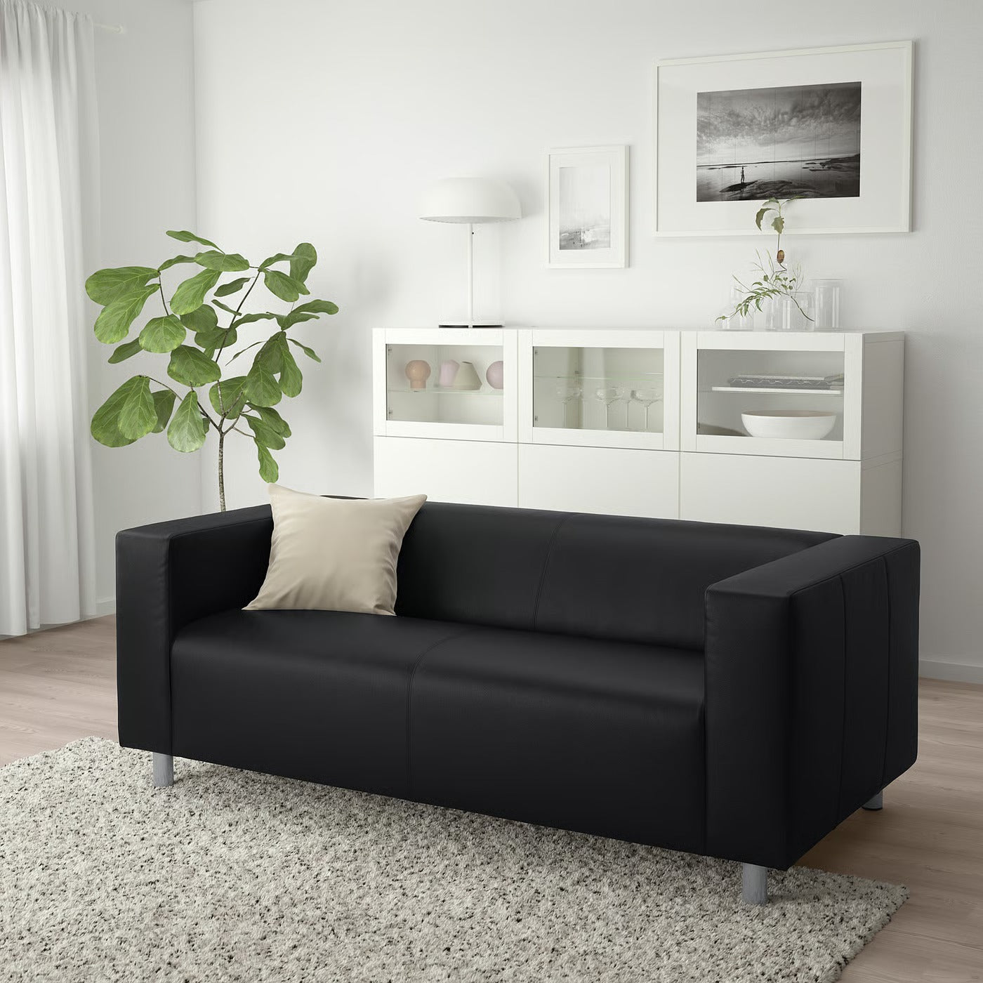 Versatile Compact Sofa For Living Rooms And Offices