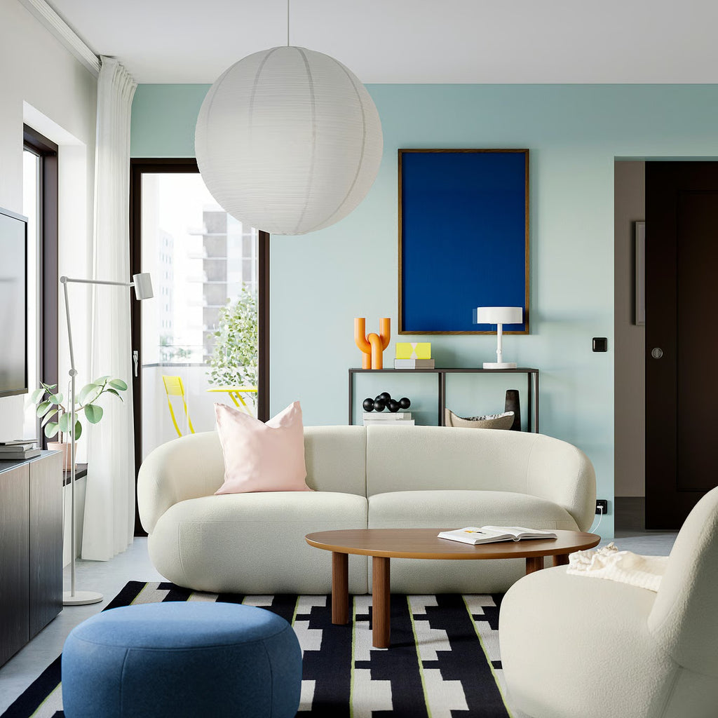 Wabi Sabi Style Living Room Laid Back And Relaxed Sofa